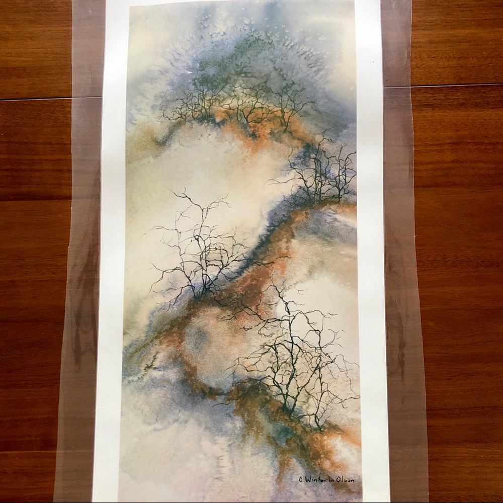 Long Print -Winter Mountain- 1979